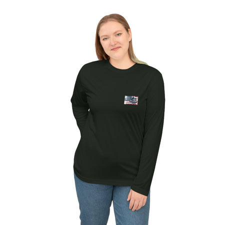 Fishing Marlin Flag Activewear Long Sleeve Shirt - Get Tight Gear