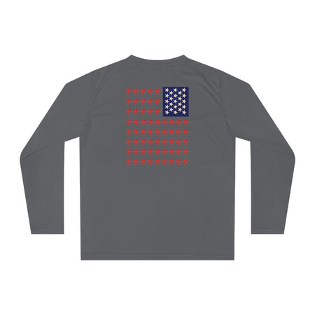Fishing Marlin Flag Activewear Long Sleeve Shirt - Get Tight Gear