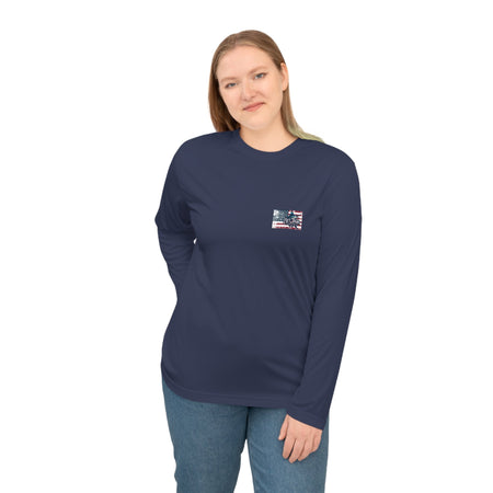 Fishing Marlin Flag Activewear Long Sleeve Shirt - Get Tight Gear