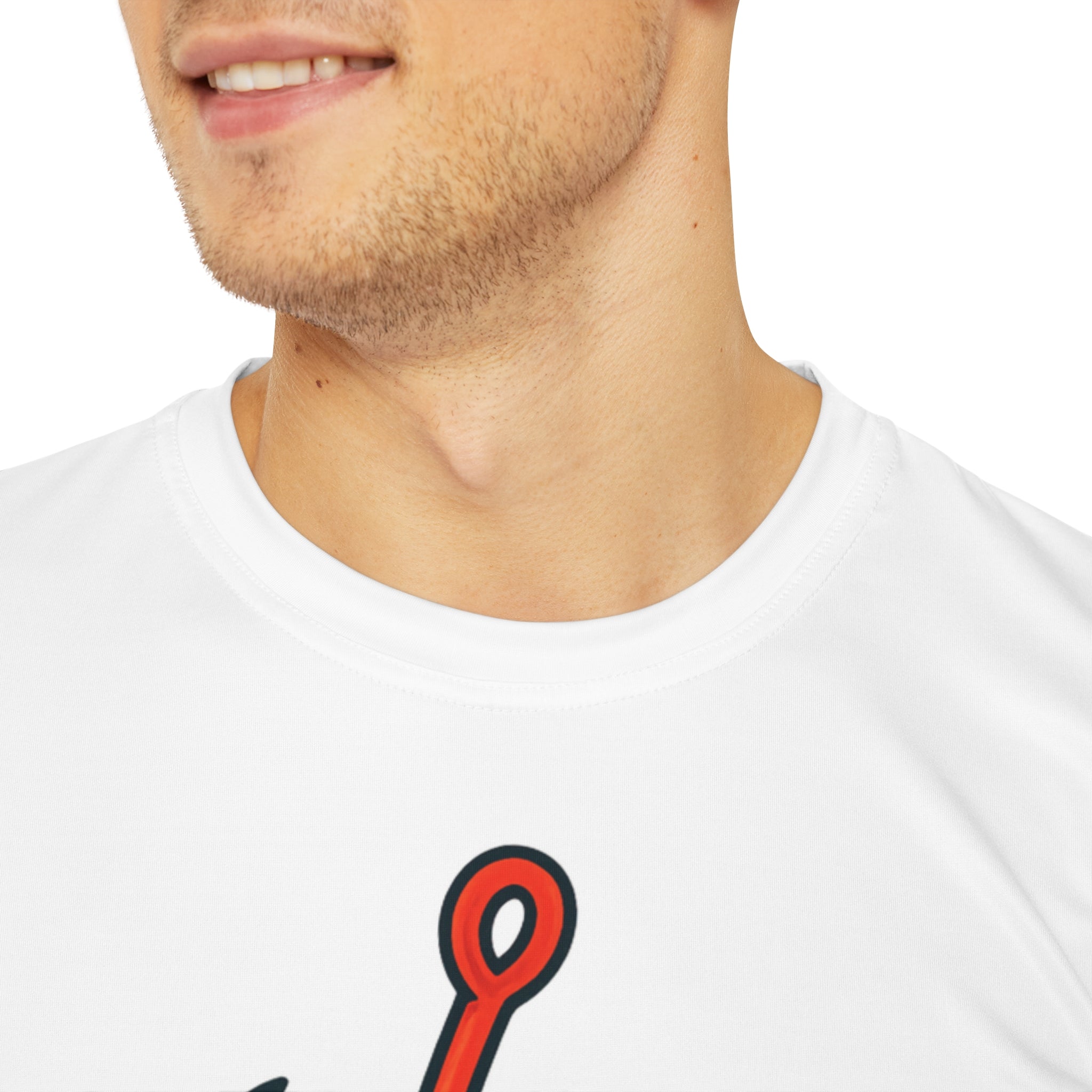 Fishing Taco Polyester Tee for Men - Get Tight Gear