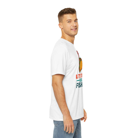 Fishing Taco Polyester Tee for Men - Get Tight Gear
