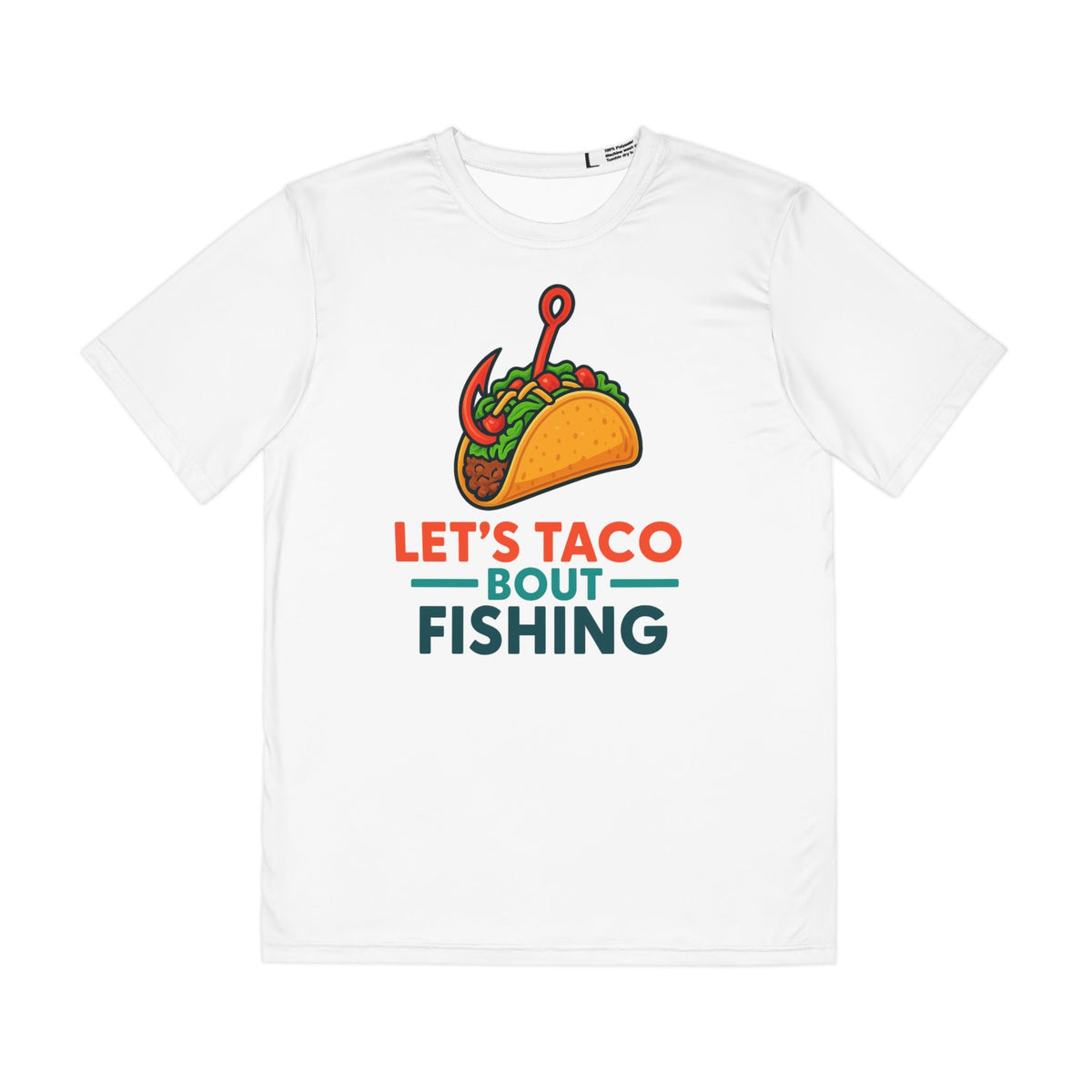 Fishing Taco Polyester Tee for Men - Get Tight Gear