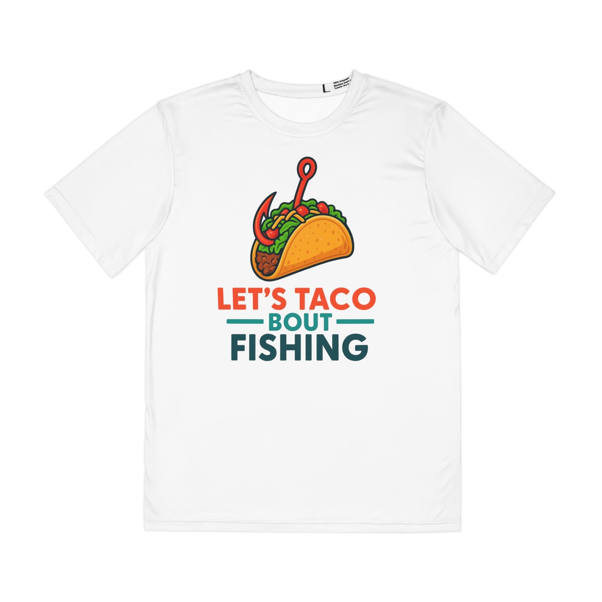 Fishing Taco Polyester Tee for Men - Get Tight Gear