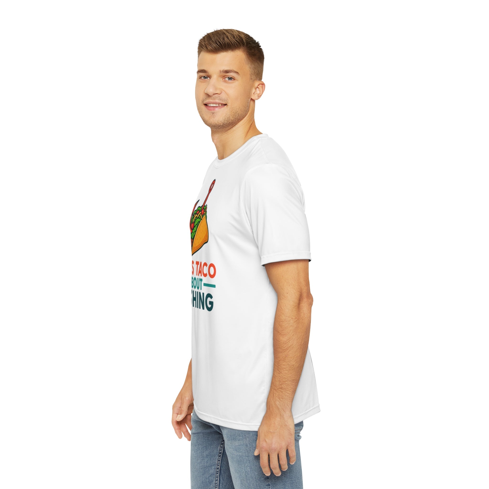 Fishing Taco Polyester Tee for Men - Get Tight Gear