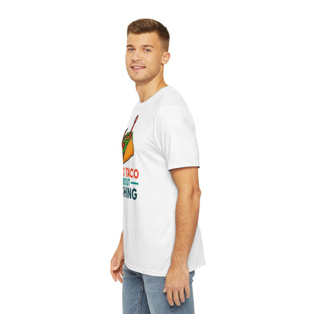 Fishing Taco Polyester Tee for Men - Get Tight Gear