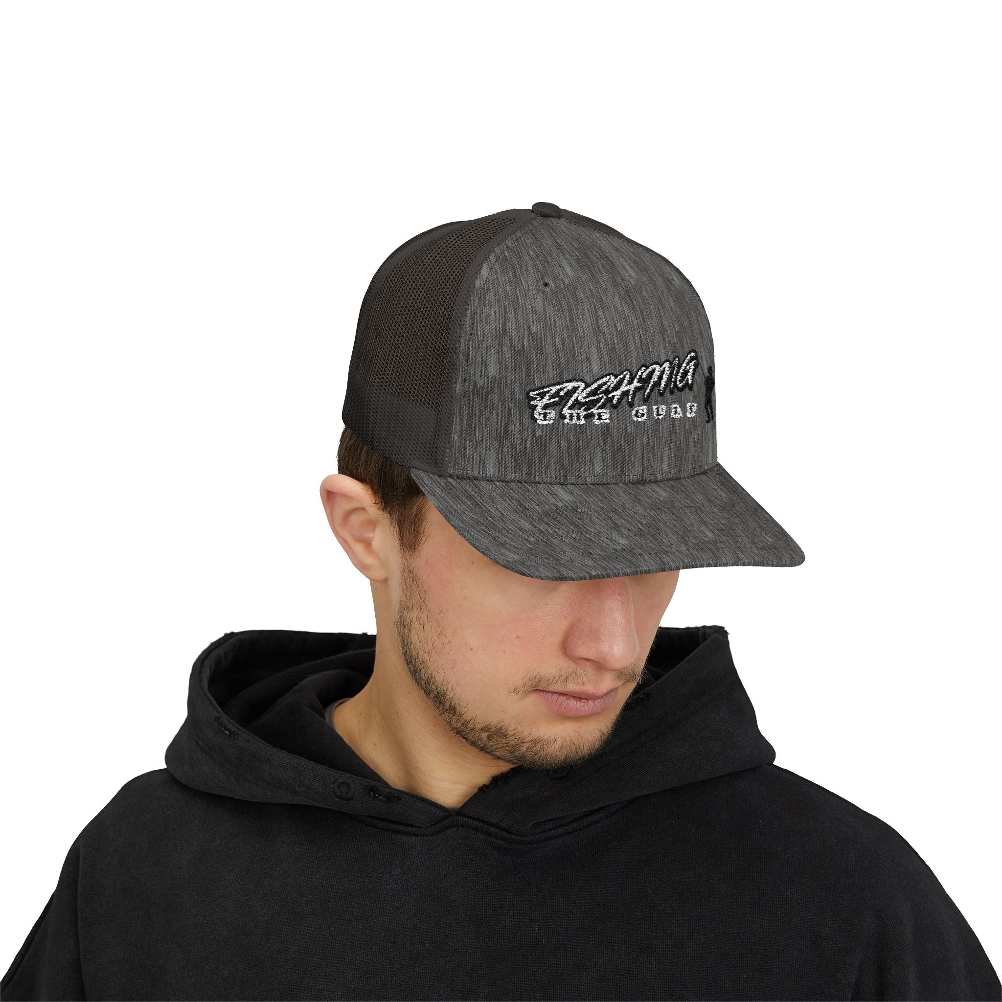 Fishing the Gulf Snapback Trucker Cap - Stylish Outdoor Gear for Anglers - Get Tight Gear