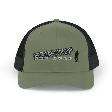 Fishing the Gulf Snapback Trucker Cap - Stylish Outdoor Gear for Anglers - Get Tight Gear