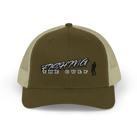 Fishing the Gulf Snapback Trucker Cap - Stylish Outdoor Gear for Anglers - Get Tight Gear