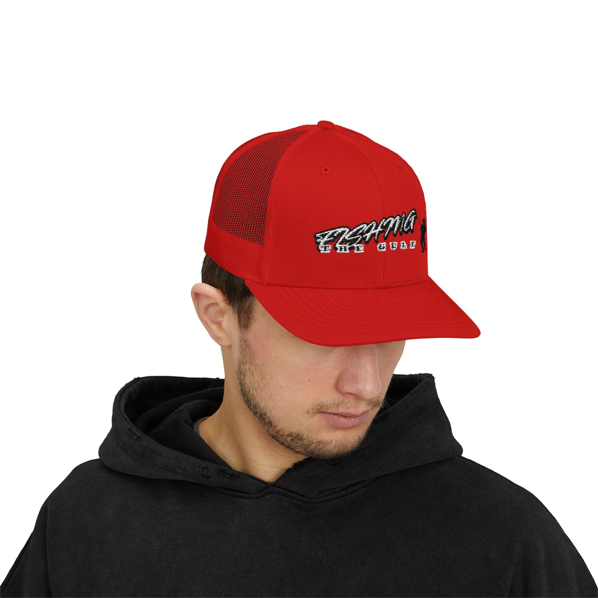 Fishing the Gulf Snapback Trucker Cap - Stylish Outdoor Gear for Anglers - Get Tight Gear