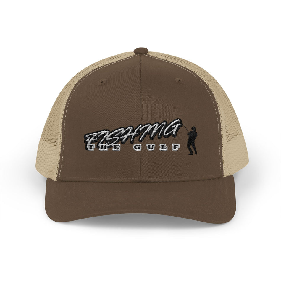 Fishing the Gulf Snapback Trucker Cap - Stylish Outdoor Gear for Anglers - Get Tight Gear