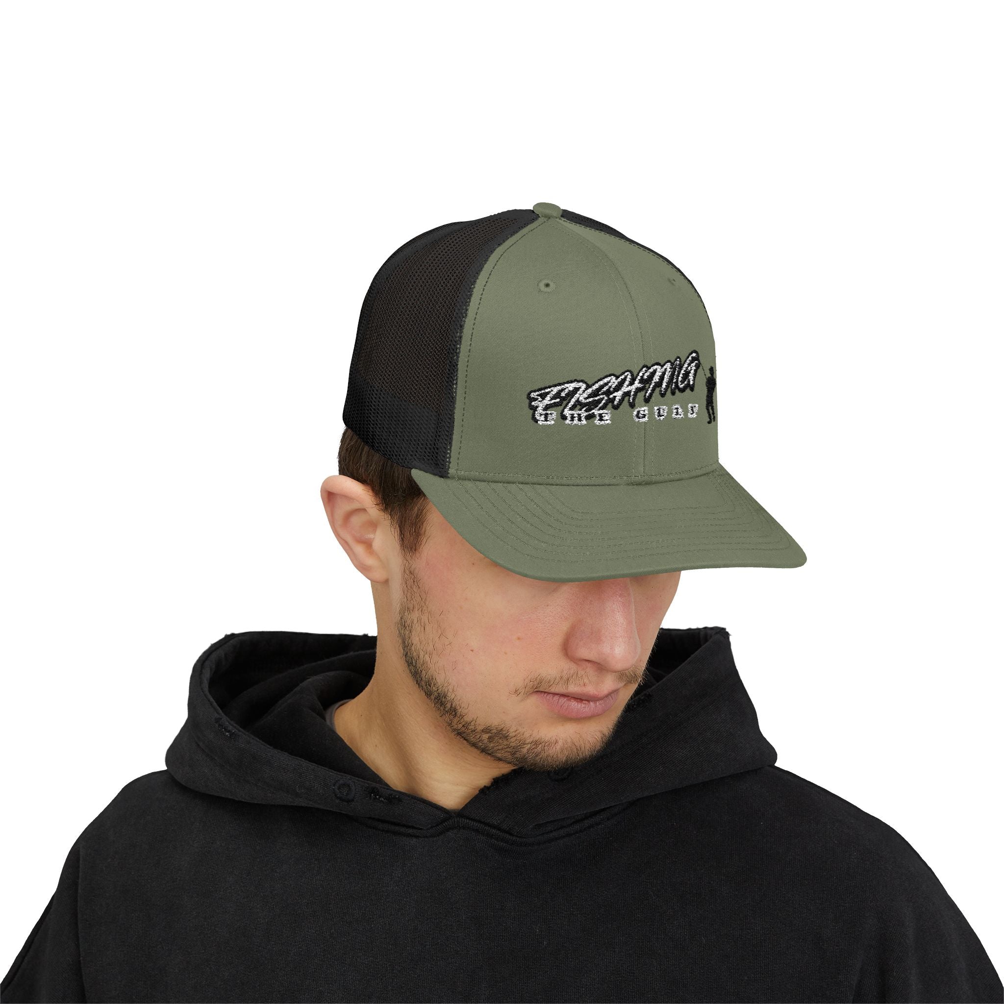 Fishing the Gulf Snapback Trucker Cap - Stylish Outdoor Gear for Anglers - Get Tight Gear