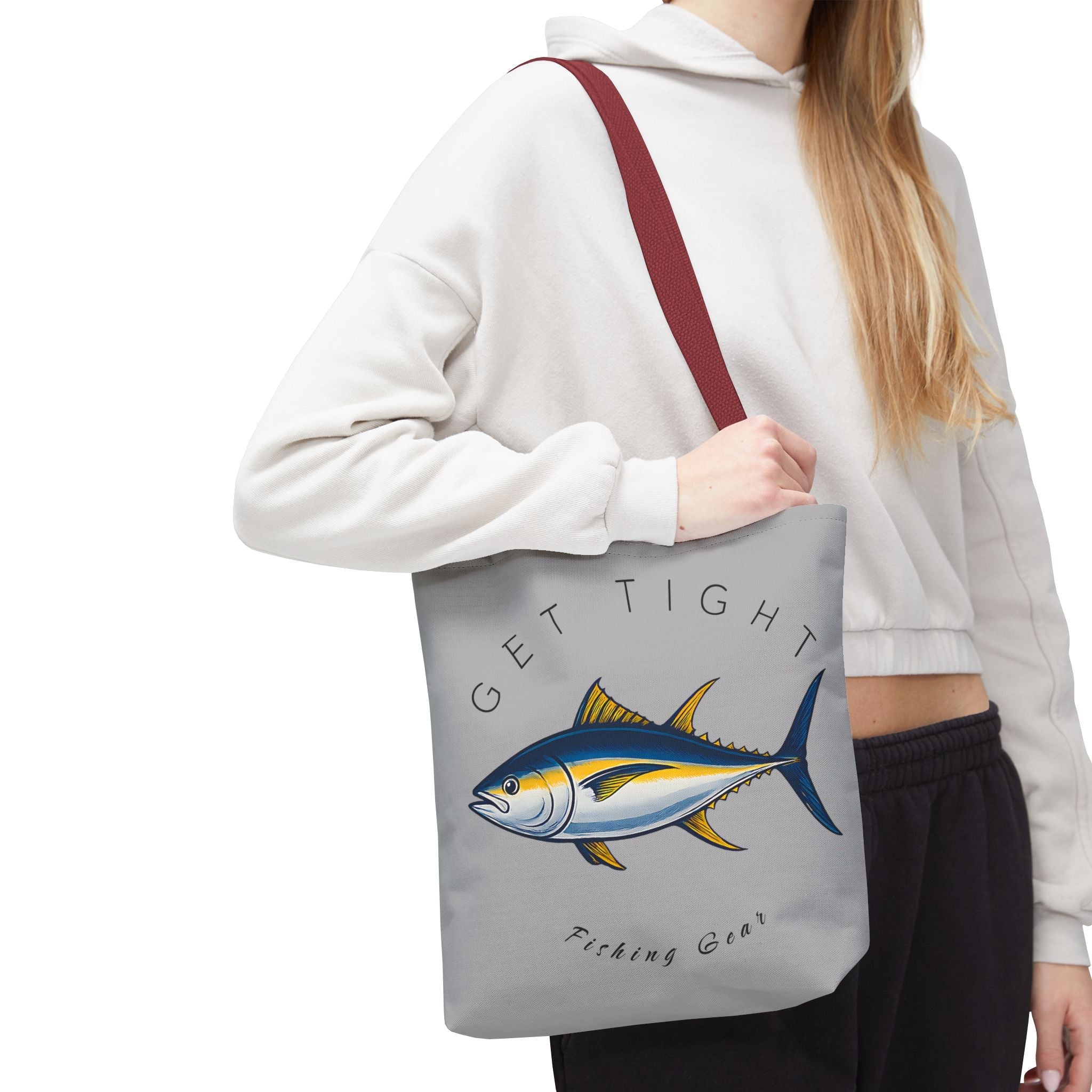 Fishing Tote Bag - "Get Tight Fishing Gear" - Perfect Gift for Anglers - Get Tight Gear