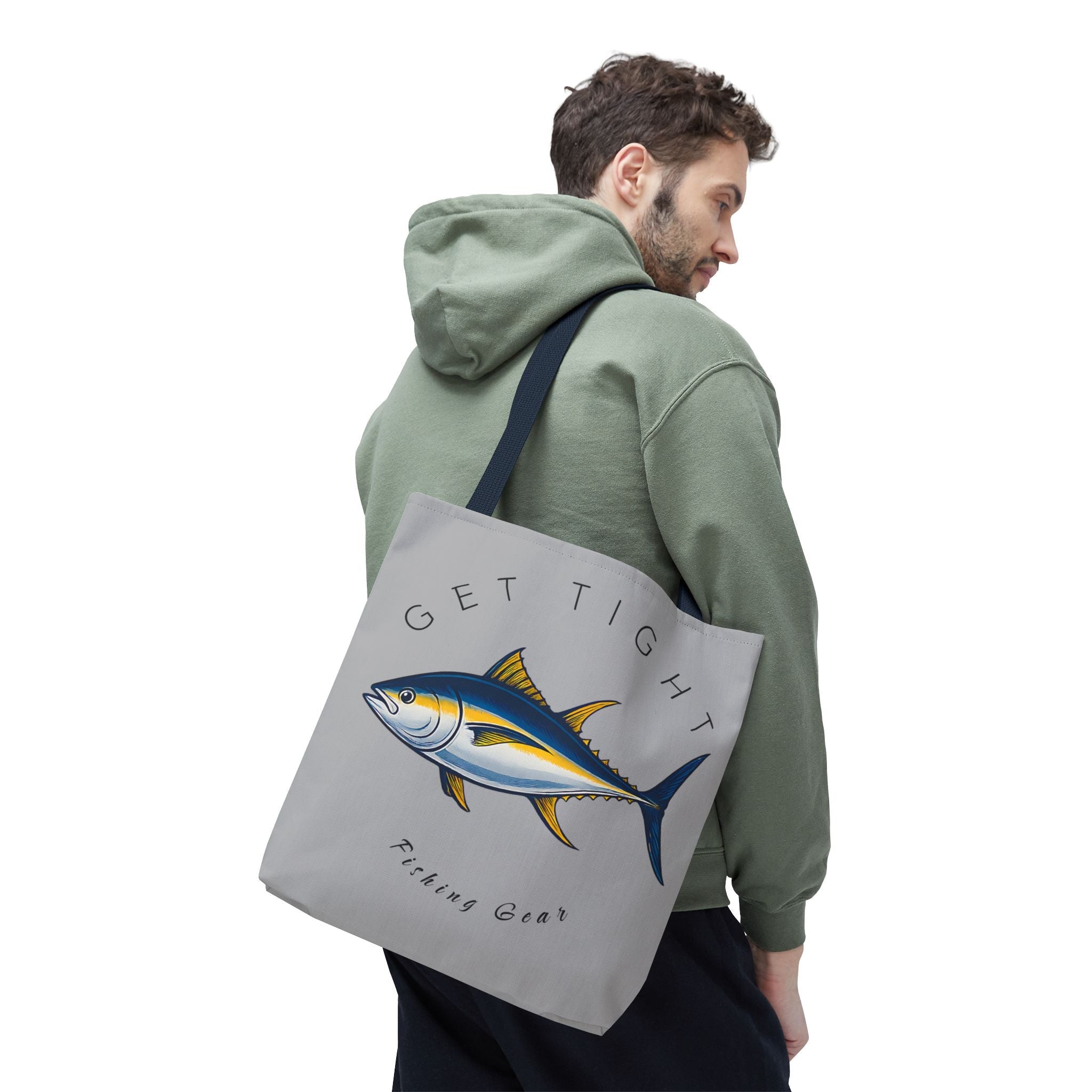 Fishing Tote Bag - "Get Tight Fishing Gear" - Perfect Gift for Anglers - Get Tight Gear