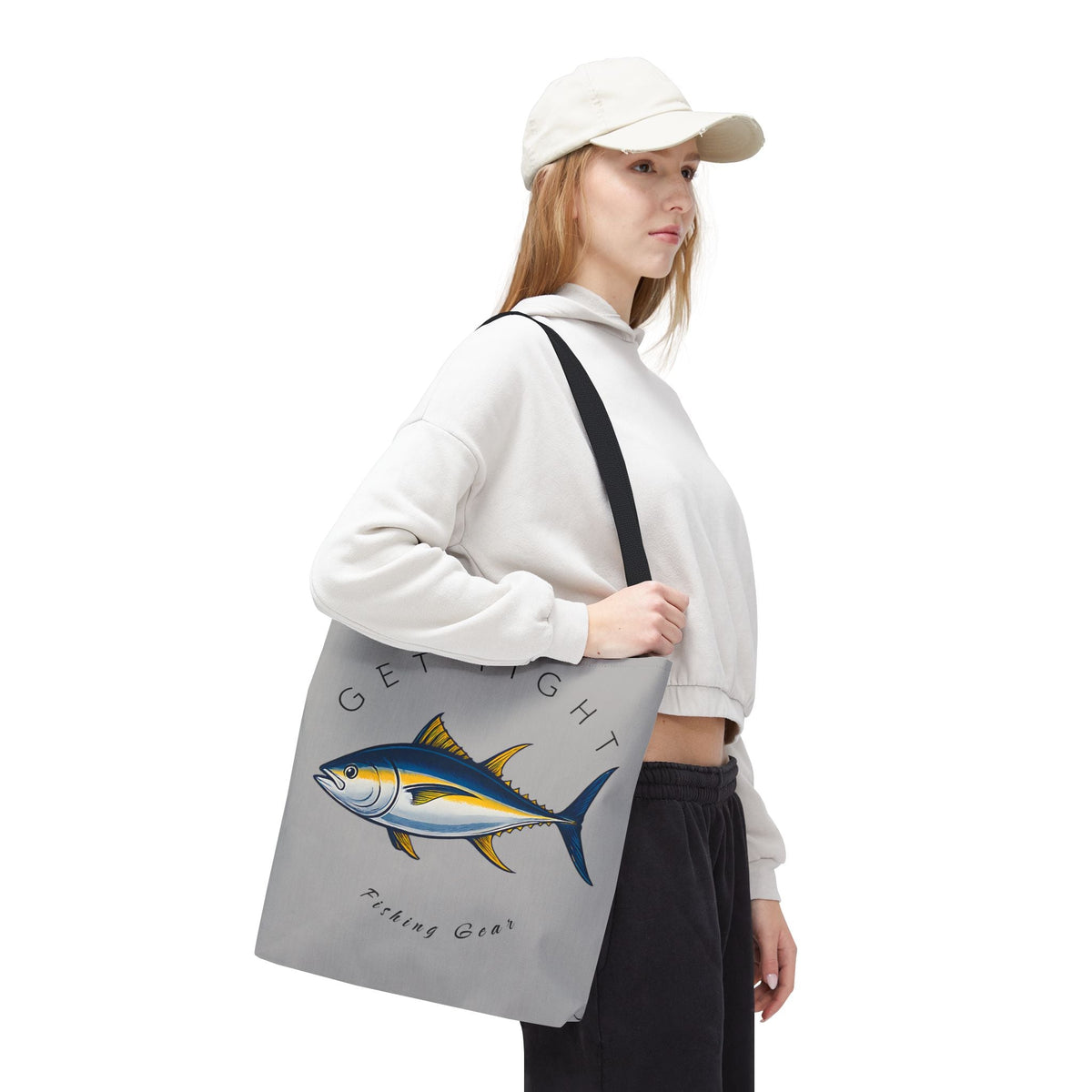 Fishing Tote Bag - "Get Tight Fishing Gear" - Perfect Gift for Anglers - Get Tight Gear