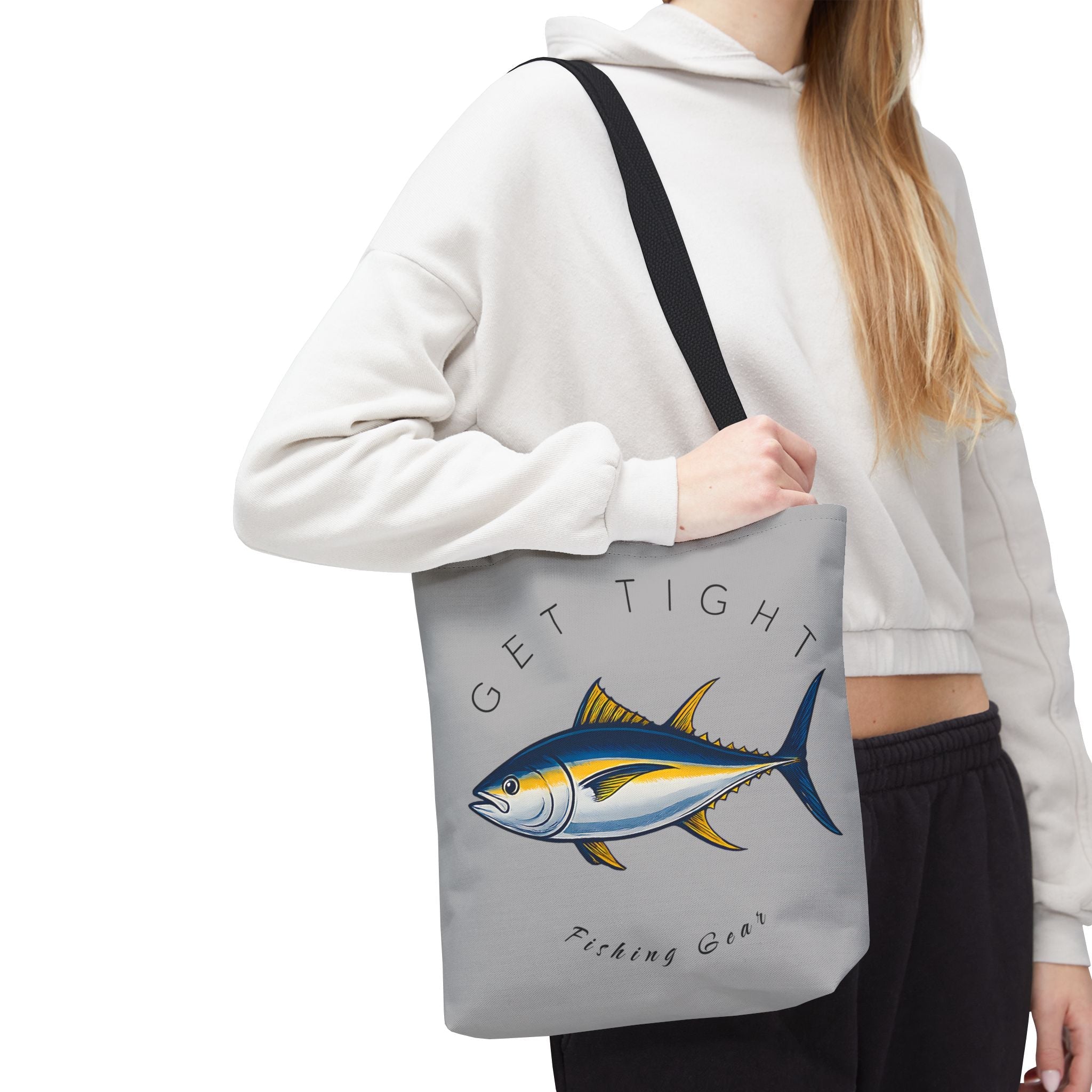 Fishing Tote Bag - "Get Tight Fishing Gear" - Perfect Gift for Anglers - Get Tight Gear