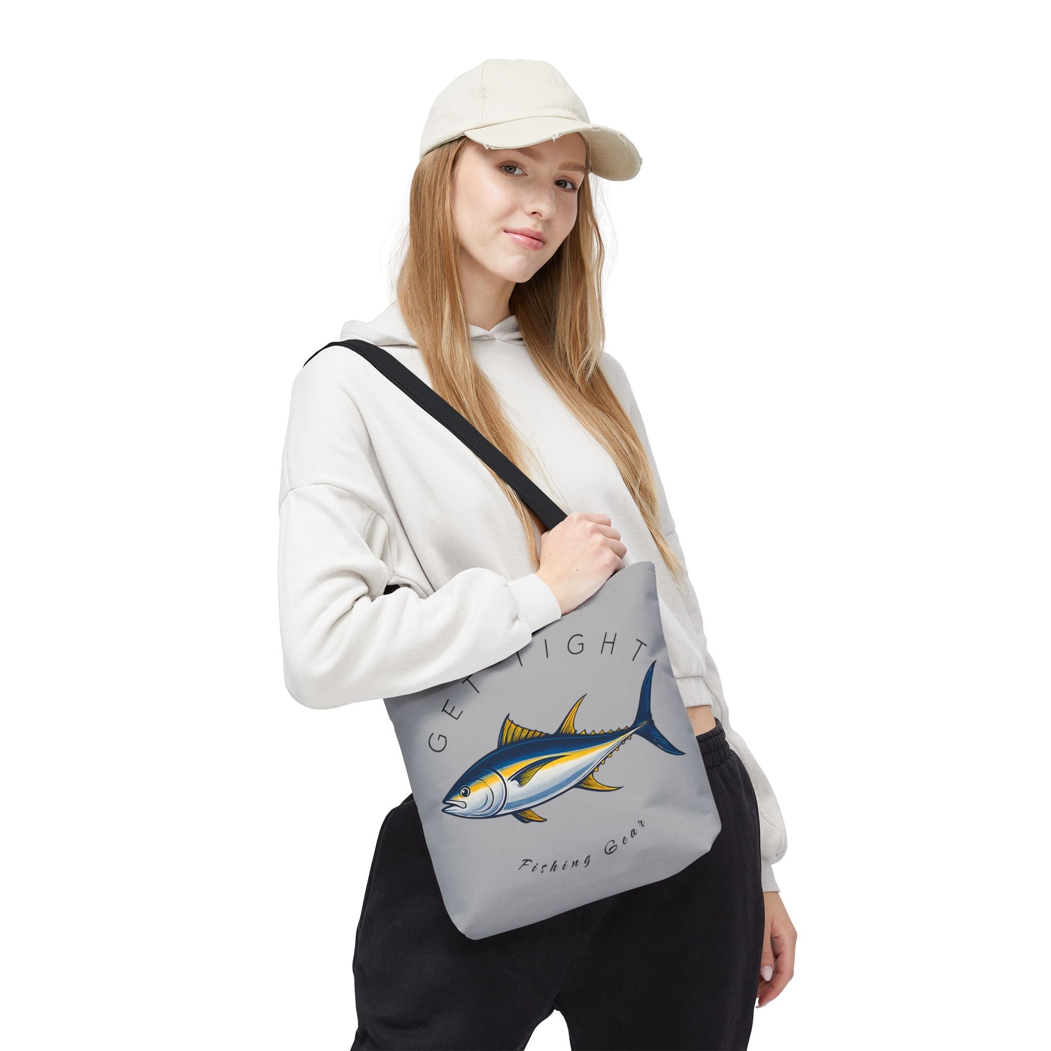 Fishing Tote Bag - "Get Tight Fishing Gear" - Perfect Gift for Anglers - Get Tight Gear