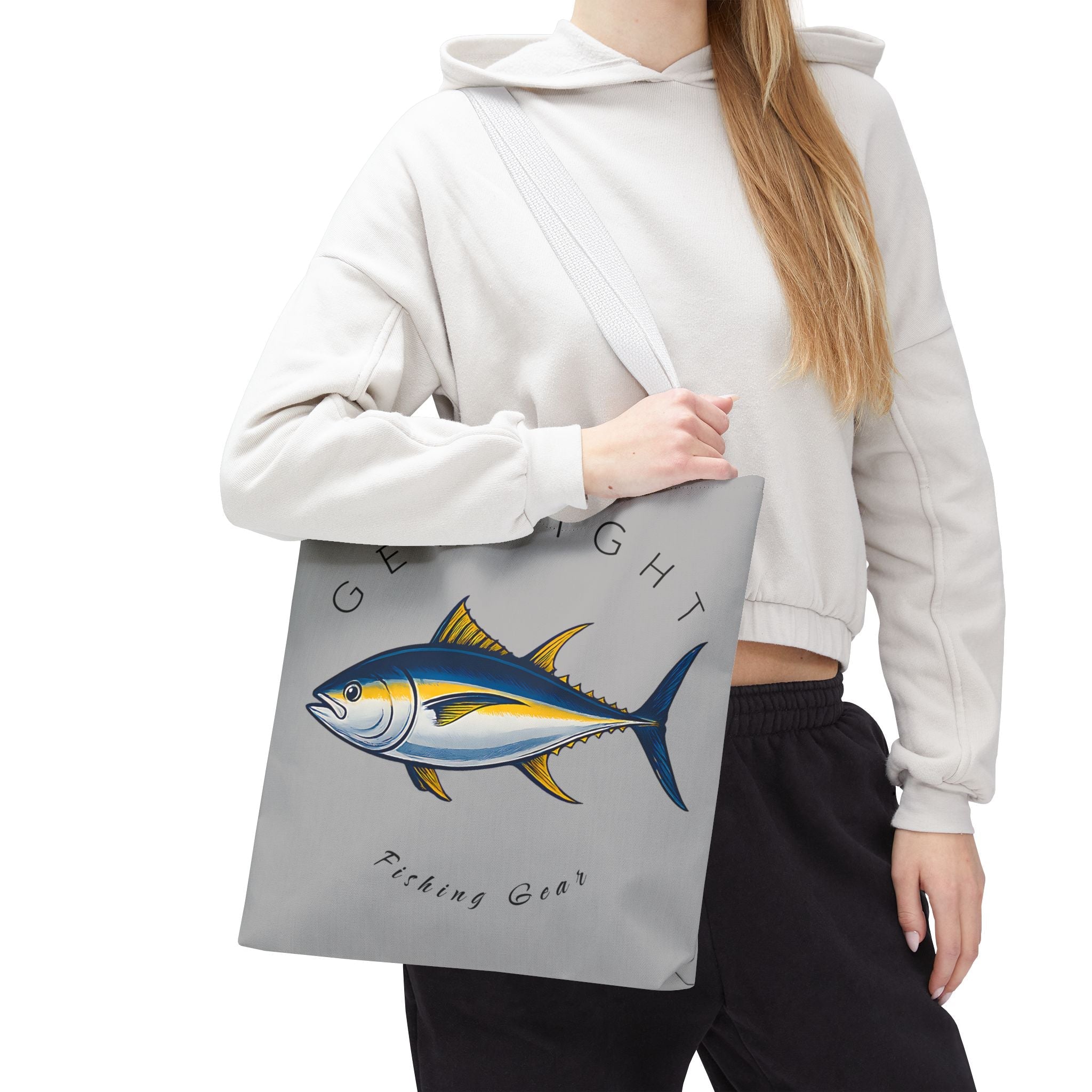 Fishing Tote Bag - "Get Tight Fishing Gear" - Perfect Gift for Anglers - Get Tight Gear