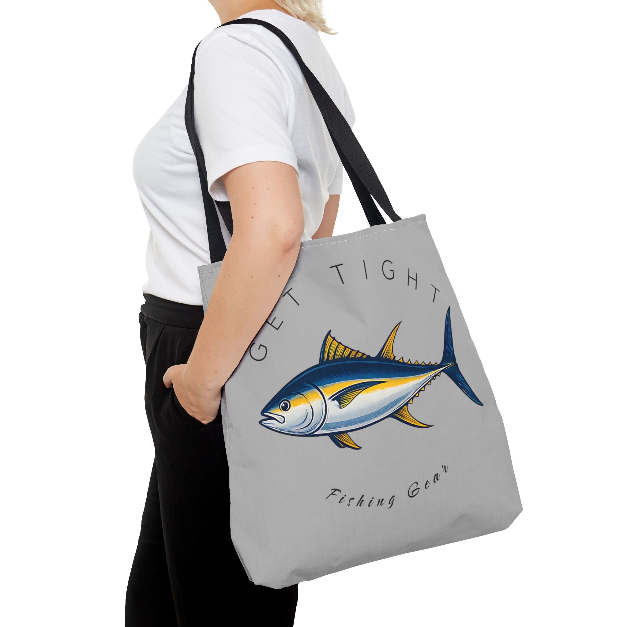 Fishing Tote Bag - "Get Tight Fishing Gear" - Perfect Gift for Anglers - Get Tight Gear