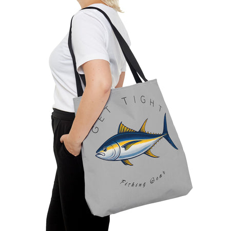 Fishing Tote Bag - "Get Tight Fishing Gear" - Perfect Gift for Anglers - Get Tight Gear