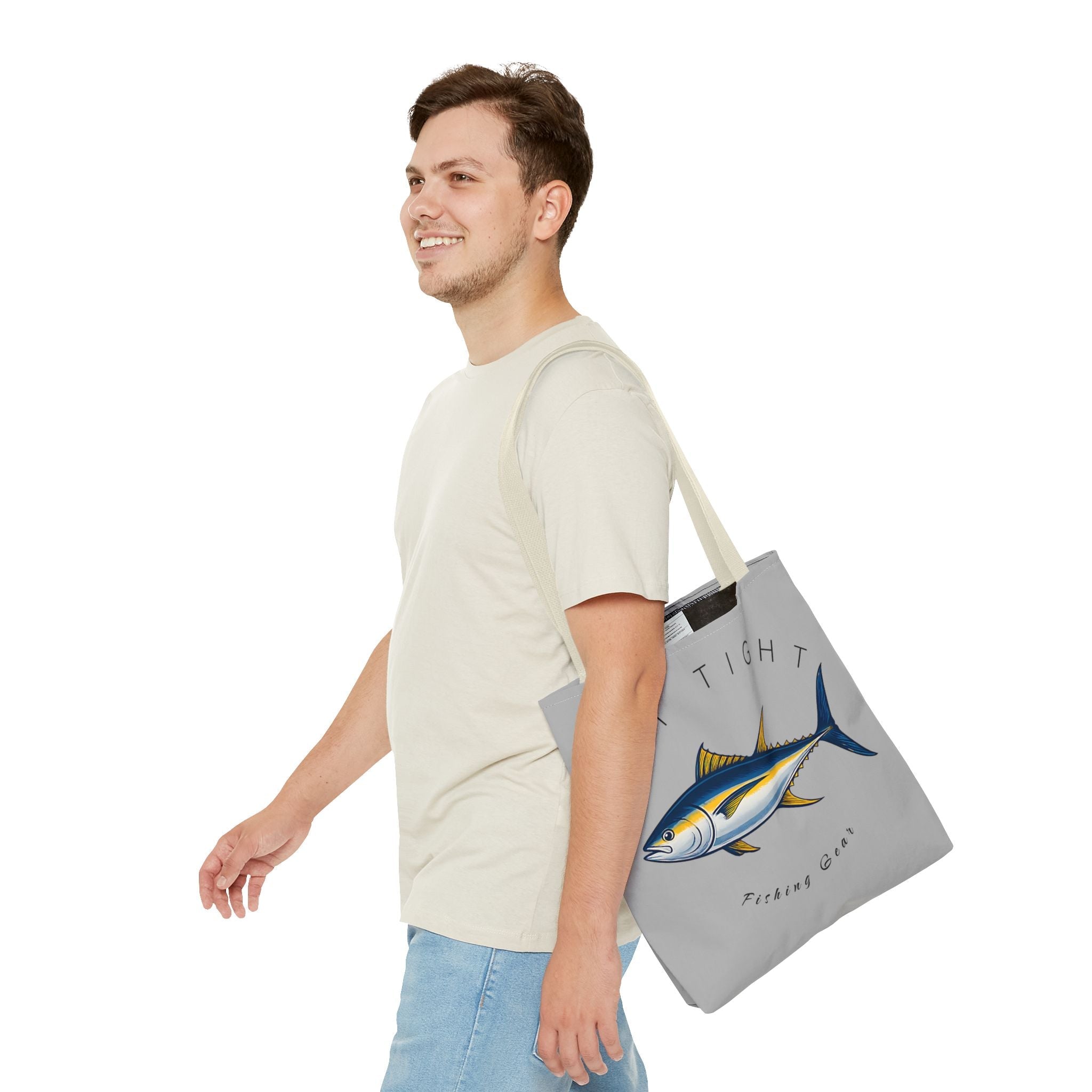 Fishing Tote Bag - "Get Tight Fishing Gear" - Perfect Gift for Anglers - Get Tight Gear