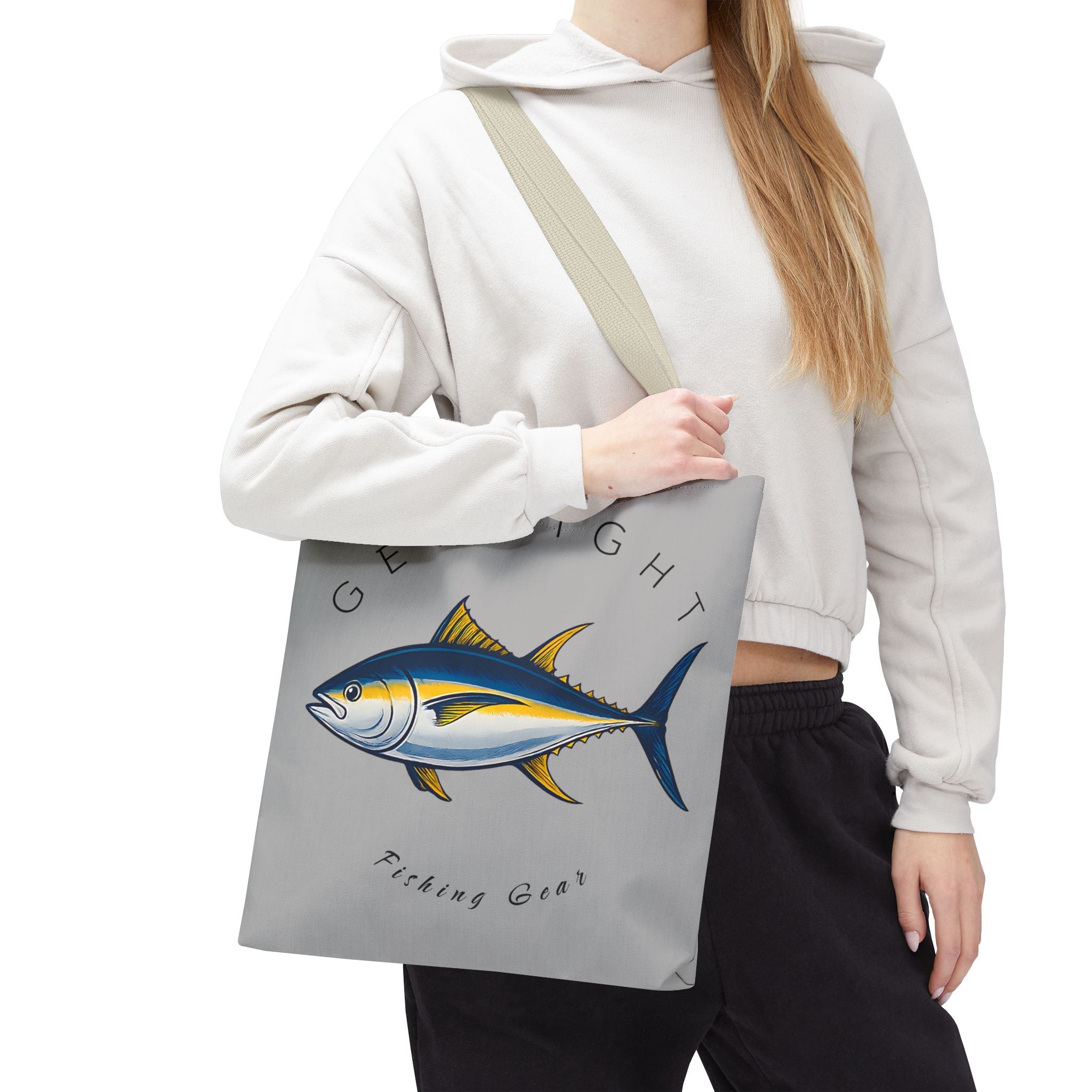 Fishing Tote Bag - "Get Tight Fishing Gear" - Perfect Gift for Anglers - Get Tight Gear