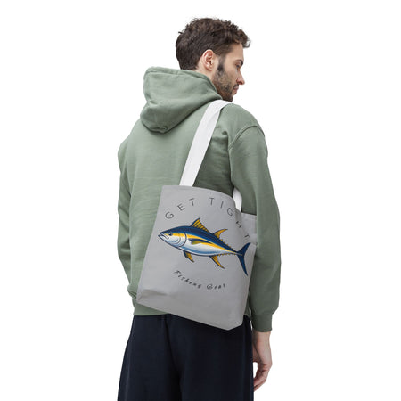 Fishing Tote Bag - "Get Tight Fishing Gear" - Perfect Gift for Anglers - Get Tight Gear