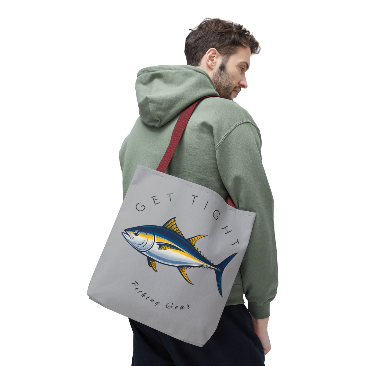 Fishing Tote Bag - "Get Tight Fishing Gear" - Perfect Gift for Anglers - Get Tight Gear