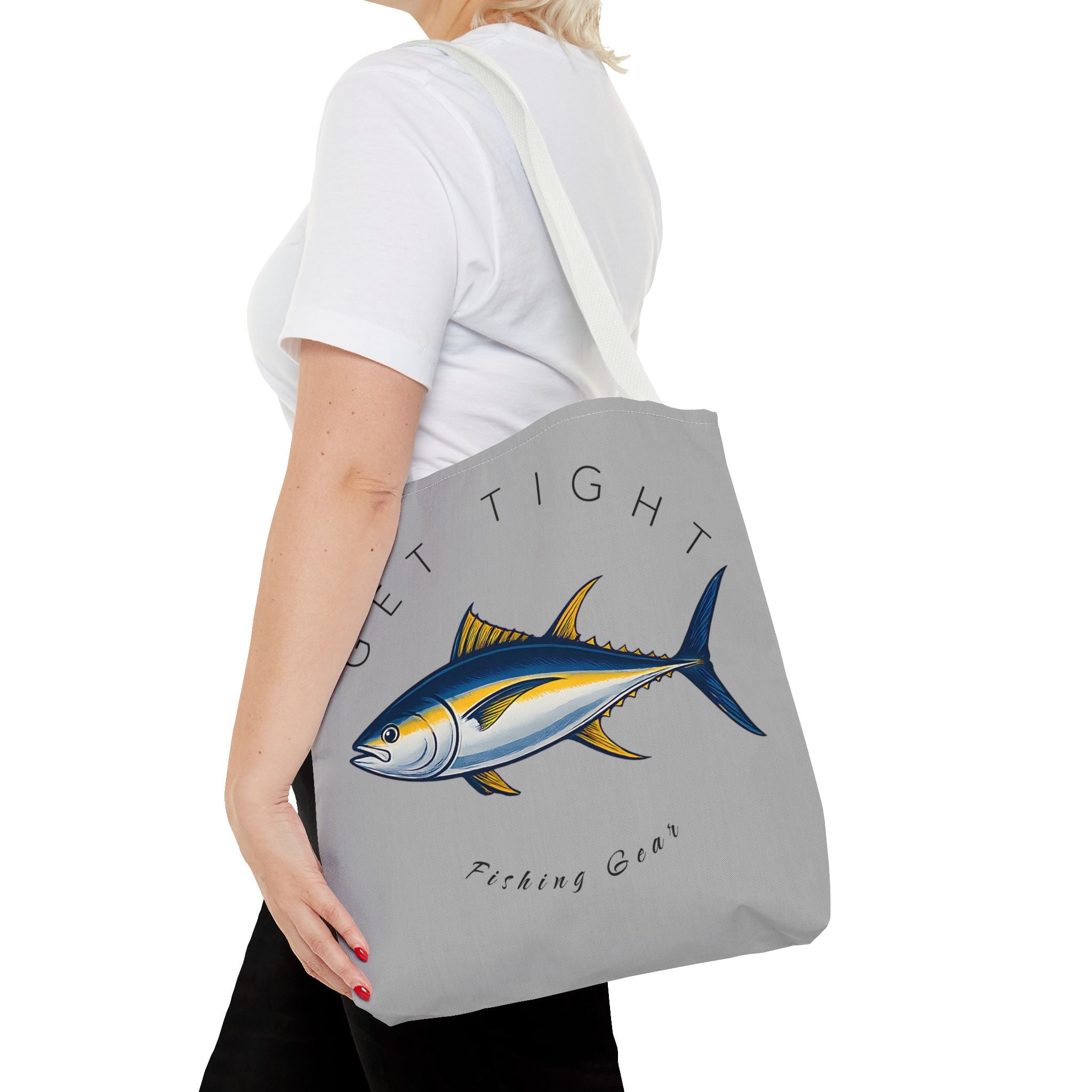 Fishing Tote Bag - "Get Tight Fishing Gear" - Perfect Gift for Anglers - Get Tight Gear