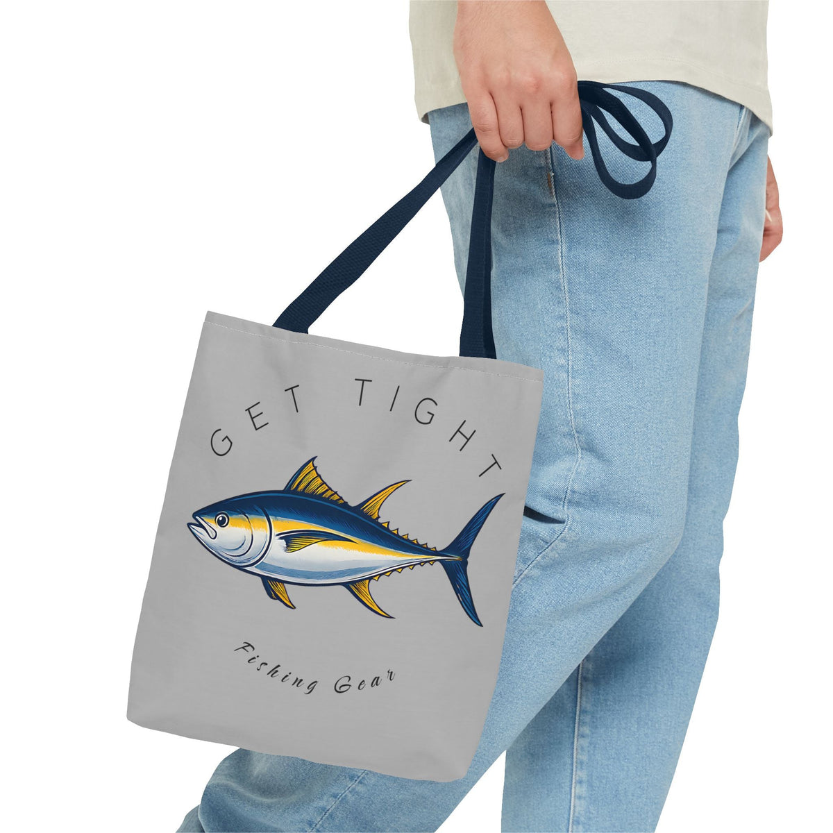 Fishing Tote Bag - "Get Tight Fishing Gear" - Perfect Gift for Anglers - Get Tight Gear
