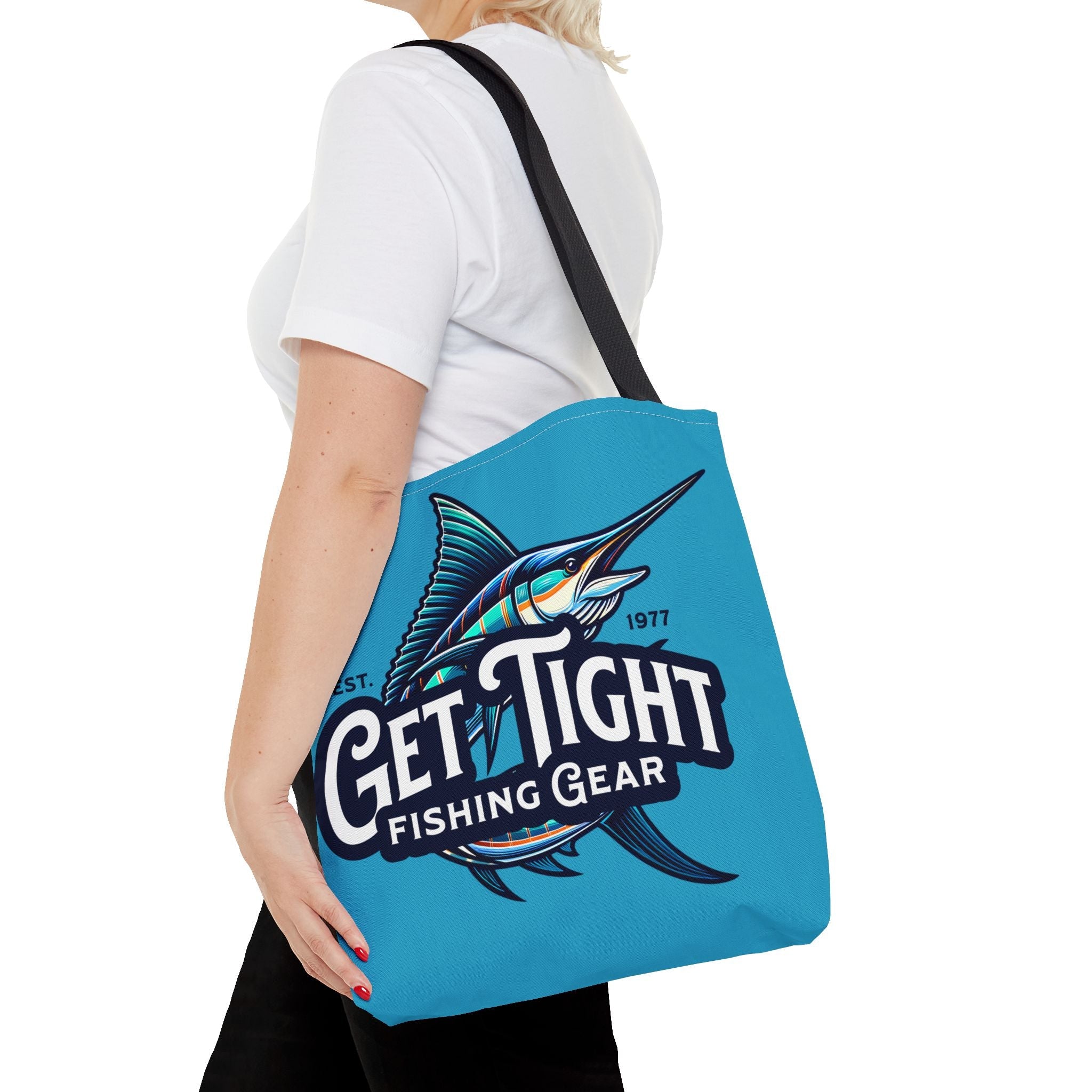 Fishing Tote Bag – Perfect for Anglers, Beach Days, Outdoor Adventures, Travel, and Casual Errands; Get Tight Fishing Gear - Get Tight Gear