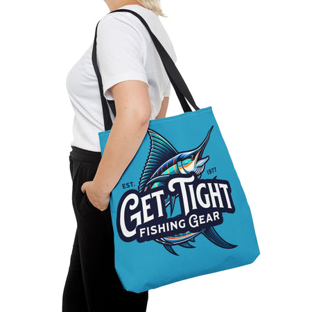 Fishing Tote Bag – Perfect for Anglers, Beach Days, Outdoor Adventures, Travel, and Casual Errands; Get Tight Fishing Gear - Get Tight Gear