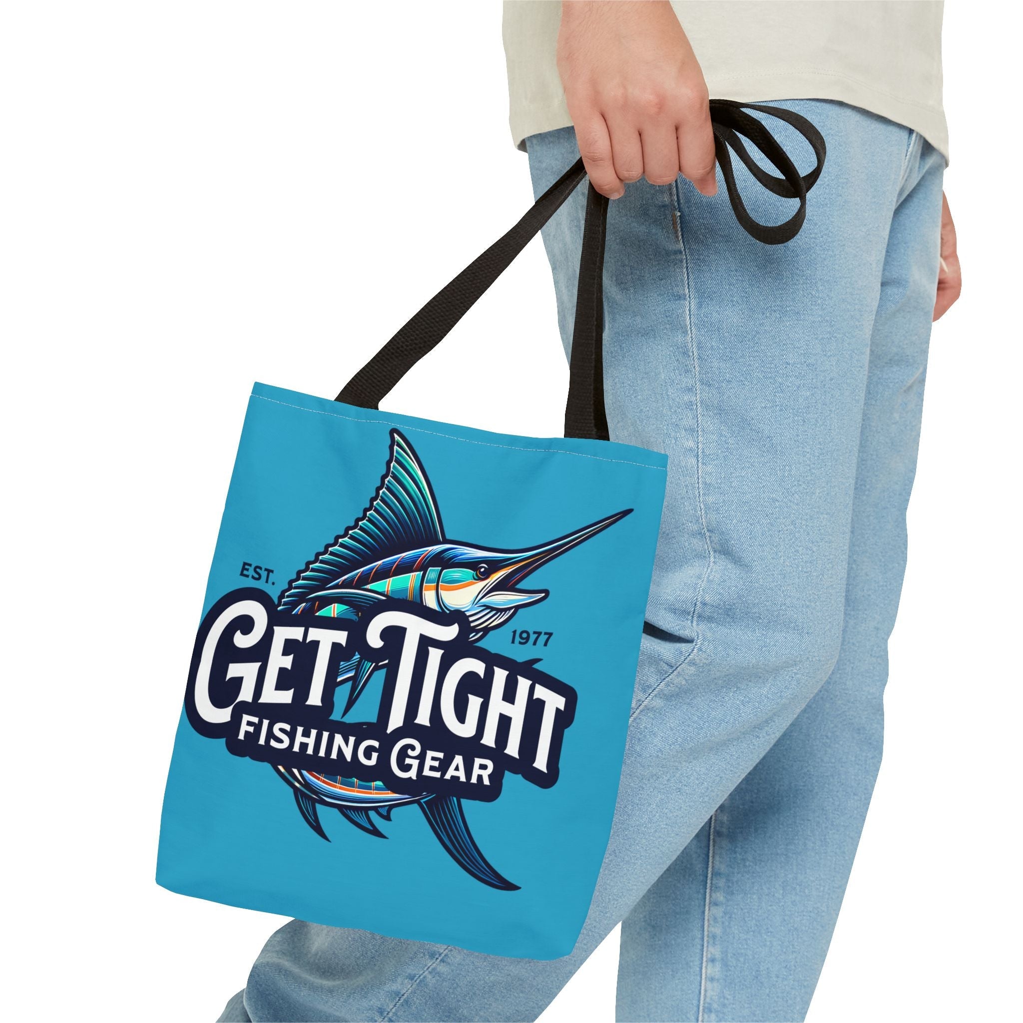 Fishing Tote Bag – Perfect for Anglers, Beach Days, Outdoor Adventures, Travel, and Casual Errands; Get Tight Fishing Gear - Get Tight Gear