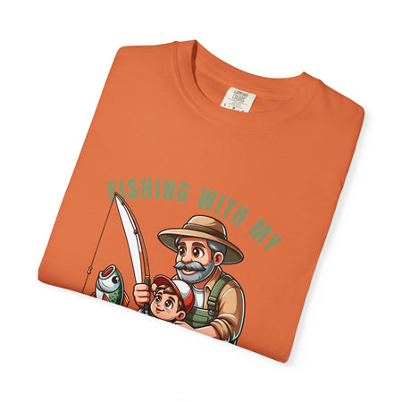 Fishing with My Favorite Hero T-Shirt, Unisex Gift, Outdoor Fishing Apparel, Father's Day Tee, Hobby Lover Shirt, Fisherman Gift - Get Tight Gear