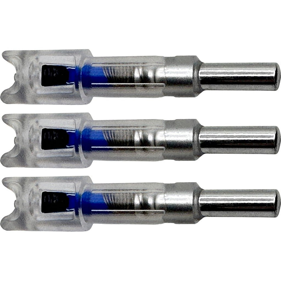 Flex Fletch LIT Lighted Crossbow Nocks .300 Blue 3 pk. - Get Tight Gear