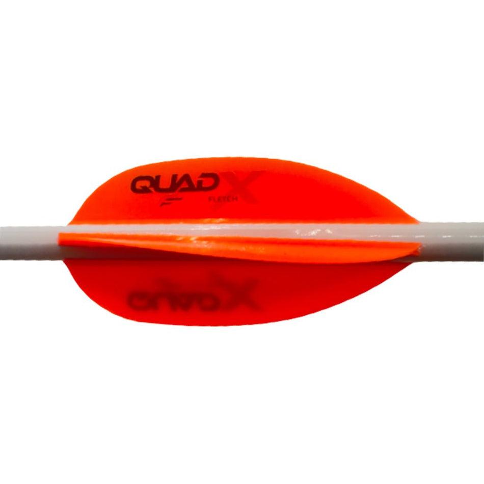 Flex Fletch Quad X Vanes Blaze Orange 50 pk. - Get Tight Gear