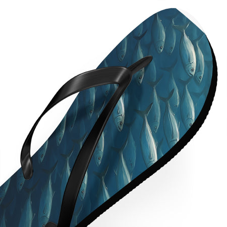 Flip Flops - Bait Fish Summer Beach Footwear for Aquatic Lovers - Get Tight Gear