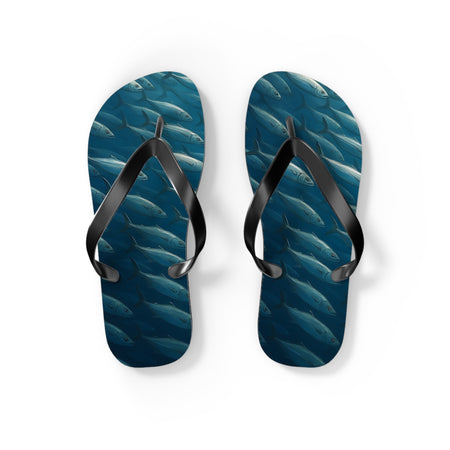 Flip Flops - Bait Fish Summer Beach Footwear for Aquatic Lovers - Get Tight Gear