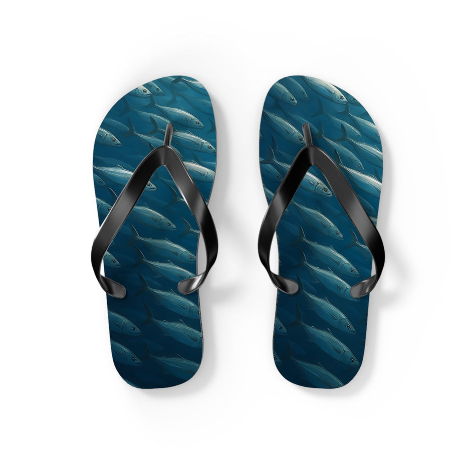 Flip Flops - Bait Fish Summer Beach Footwear for Aquatic Lovers - Get Tight Gear