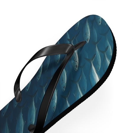 Flip Flops - Bait Fish Summer Beach Footwear for Aquatic Lovers - Get Tight Gear