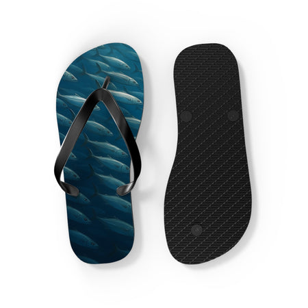 Flip Flops - Bait Fish Summer Beach Footwear for Aquatic Lovers - Get Tight Gear