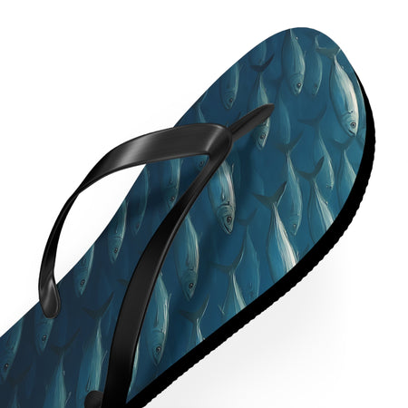 Flip Flops - Bait Fish Summer Beach Footwear for Aquatic Lovers - Get Tight Gear