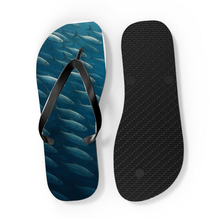 Flip Flops - Bait Fish Summer Beach Footwear for Aquatic Lovers - Get Tight Gear