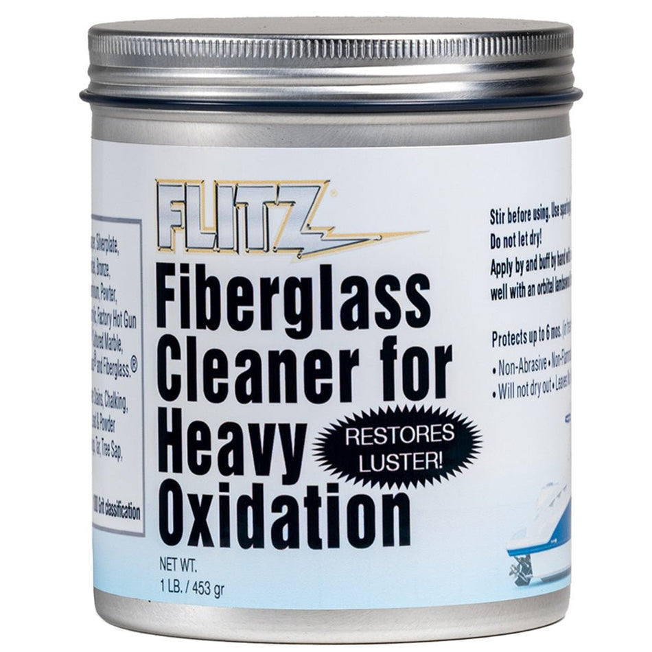 Flitz Fiberglass Cleaner f/Heavy Oxidation - 1lb - Get Tight Gear