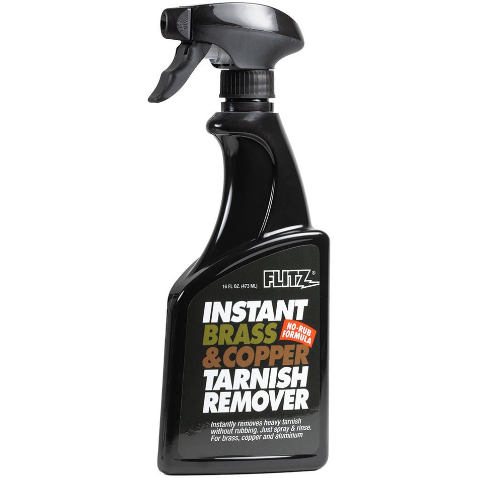 Flitz Instant Brass & Copper Tarnish Remover - 16. oz Spray - Get Tight Gear