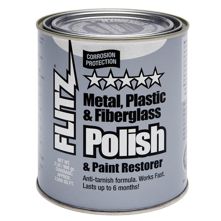 Flitz Polish - Paste - 2.0 lb. Quart Can - Get Tight Gear