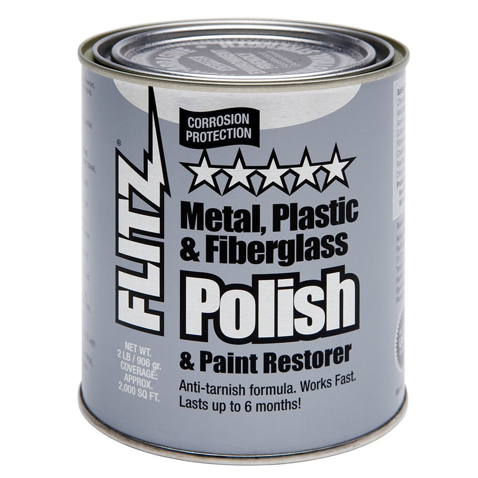 Flitz Polish - Paste - 2.0 lb. Quart Can - Get Tight Gear