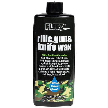 Flitz Rifle, Gun & Knife Wax - 7.6 oz. Bottle - Get Tight Gear
