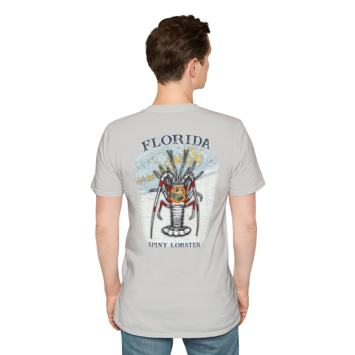 Florida Spiny Lobster Fishing Enthusiast Unisex Softstyle T-Shirt | Coastal Vibes, Gift for Fishermen, Casual Wear, Outdoor Apparel, Beach Day - Get Tight Gear
