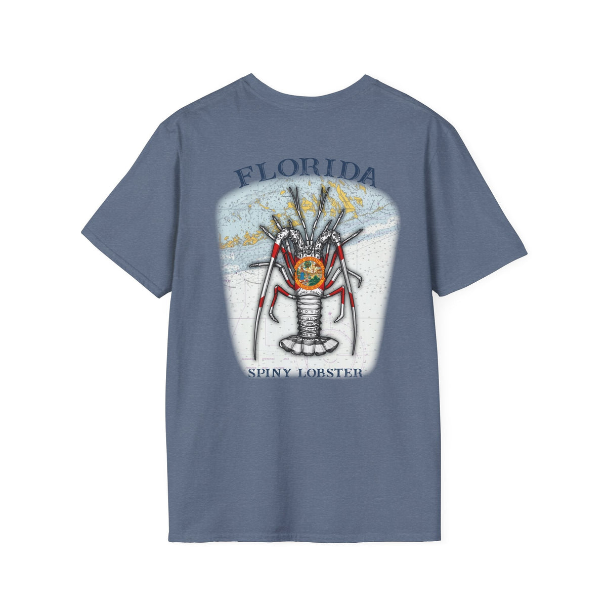 Florida Spiny Lobster Fishing Enthusiast Unisex Softstyle T-Shirt | Coastal Vibes, Gift for Fishermen, Casual Wear, Outdoor Apparel, Beach Day - Get Tight Gear