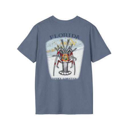 Florida Spiny Lobster Fishing Enthusiast Unisex Softstyle T-Shirt | Coastal Vibes, Gift for Fishermen, Casual Wear, Outdoor Apparel, Beach Day - Get Tight Gear